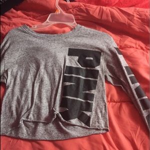 Long sleeve crop top